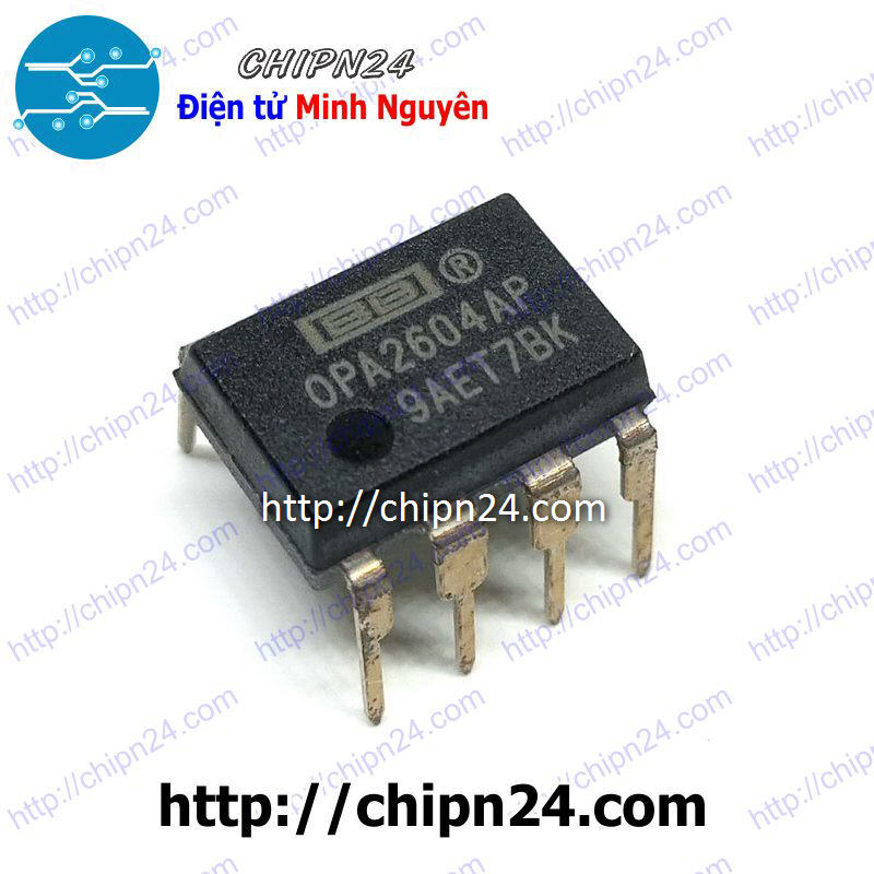 [1 con] (DIP) IC OPA2604 DIP-8 (OPA2604AP 2604)