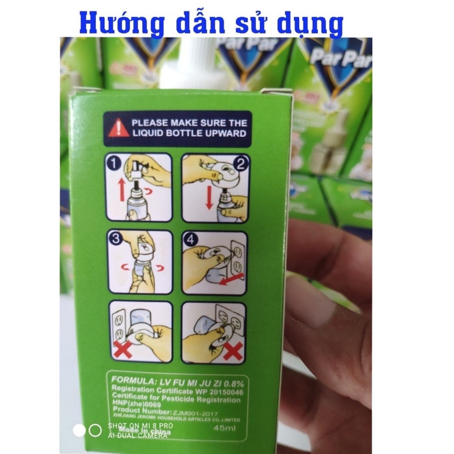 NDH0181 Tinh dầu đuổi muỗi parpar sịn