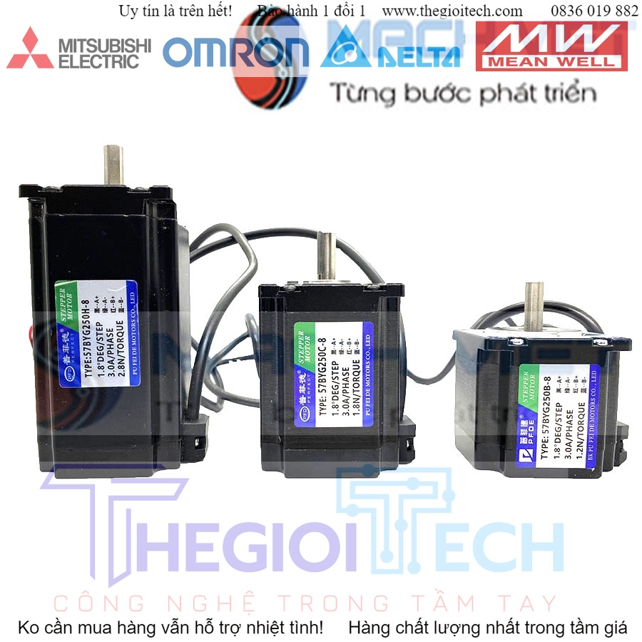 Động cơ bước 57 giá rẻ - step motor 57 pfde