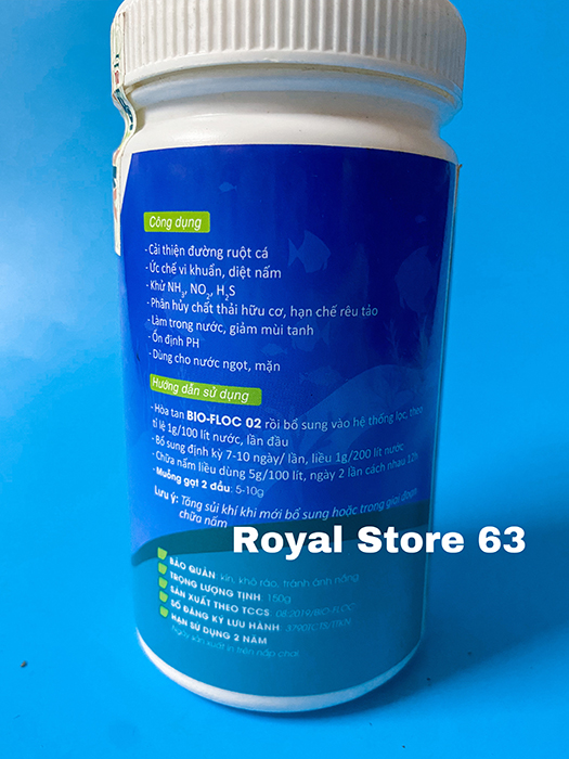 MrBio Bio Floc 02 vi sinh dạng bột cho bể cá cảnh (150g)