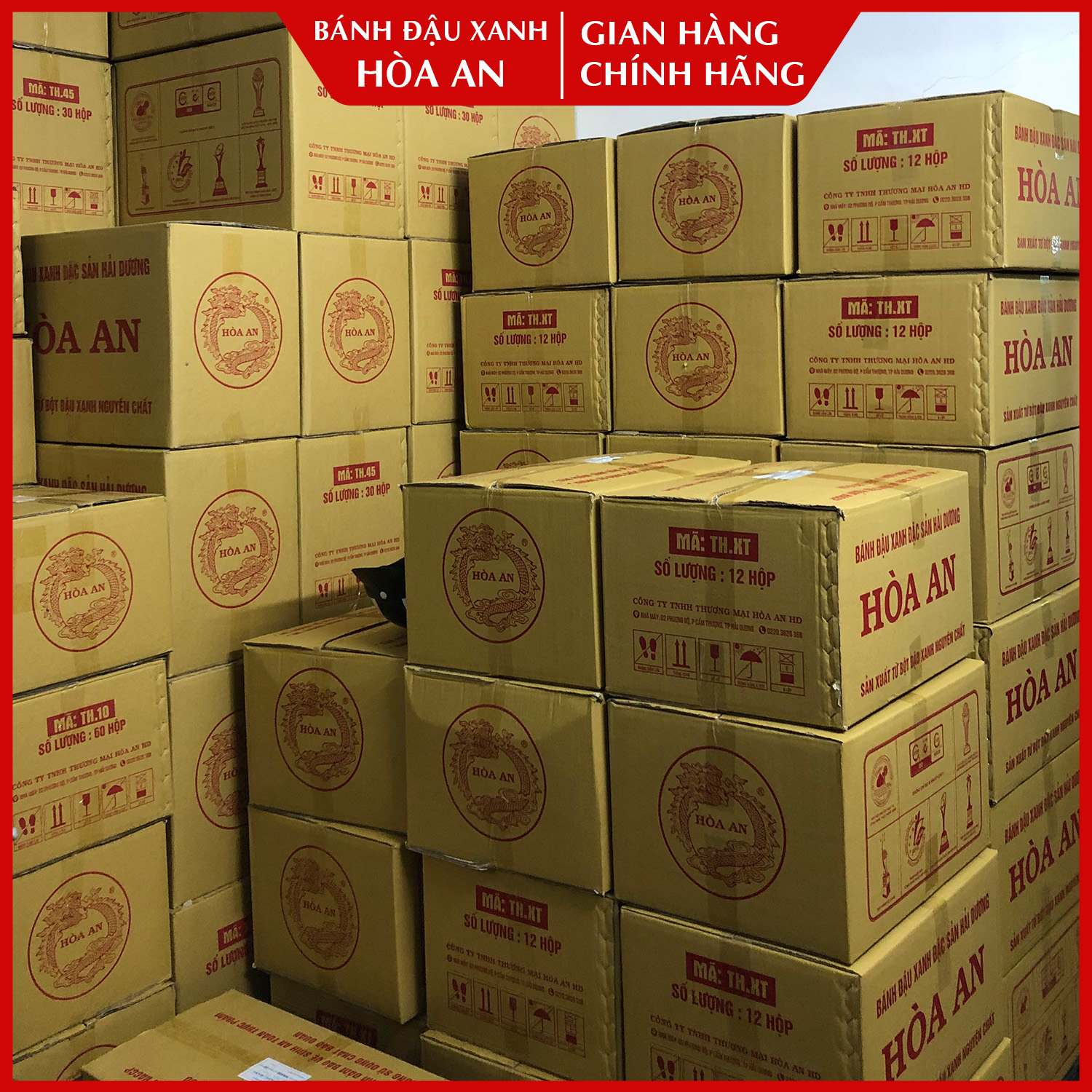 Bánh Đậu Xanh HÒA AN Hộp 200Gr