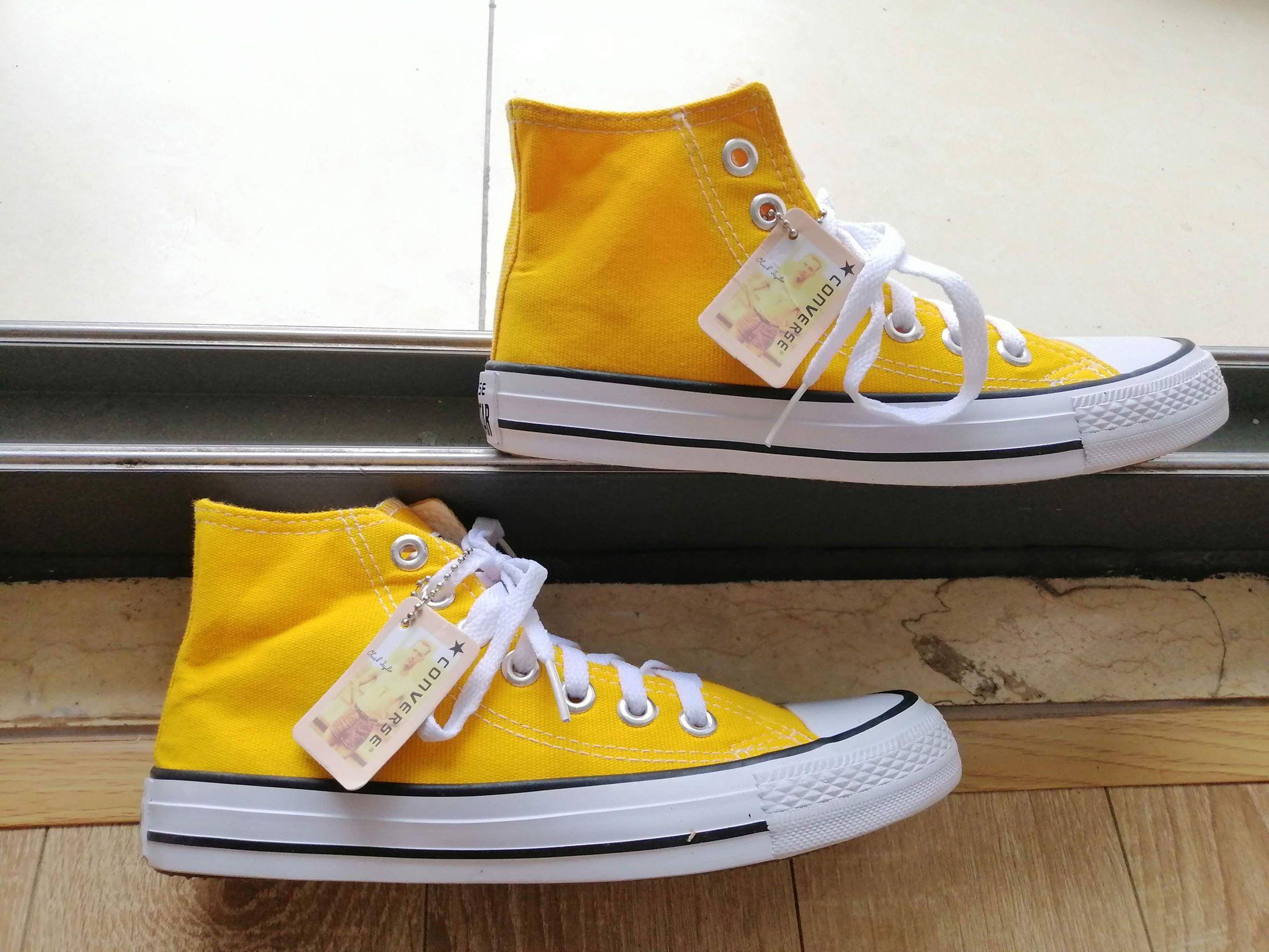 Converse Classic Vàng cao size từ 35-40