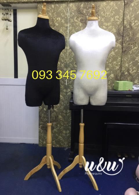 [HCM]Manocanh nhung Nam có đùi (chân gỗ) mặc vest