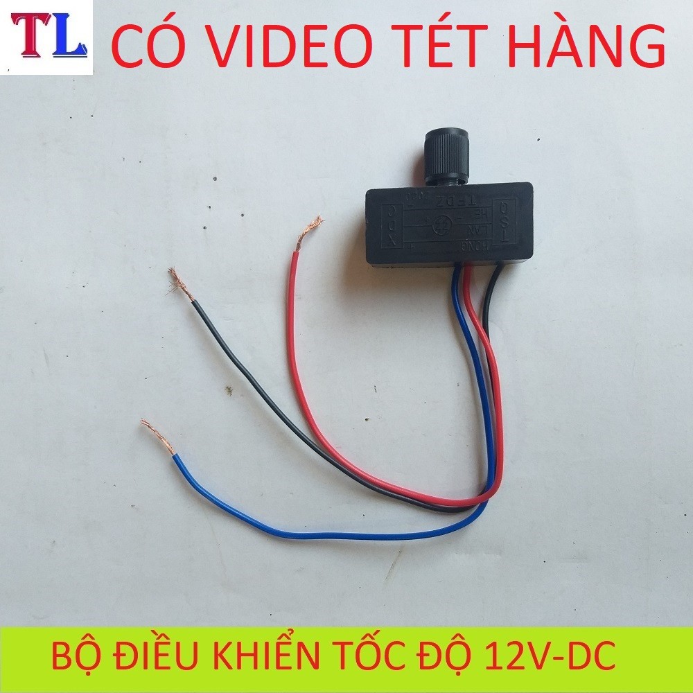 Điều tốc moto 12v - Có chiết áp điều chỉnh tốc độ