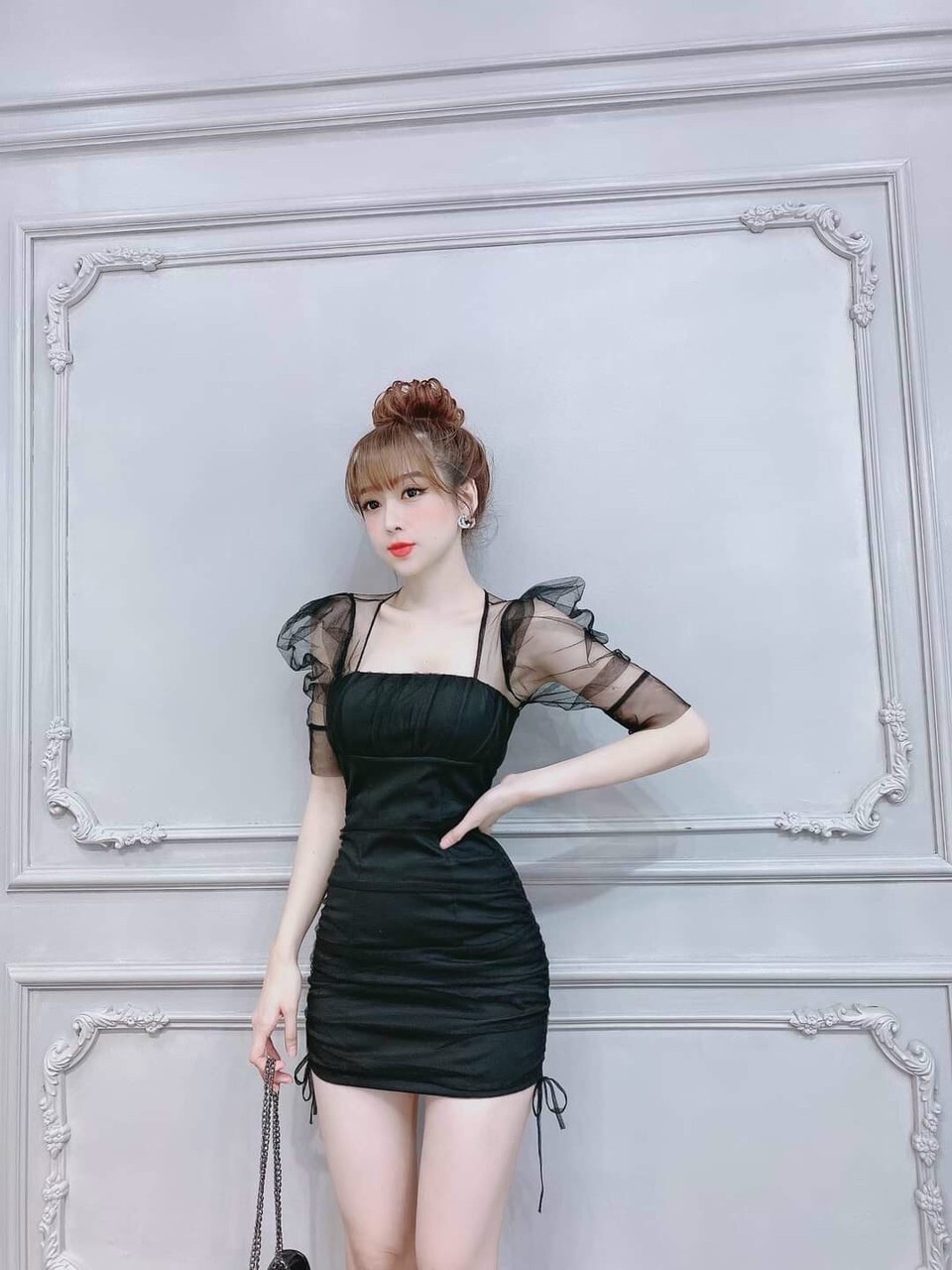 [HCM]ĐẦM BODY PHỐI LƯỚI SEXY. SANG CHẢNH QUYẾN RŨ CHO CÁC BẠN NỮ QCS