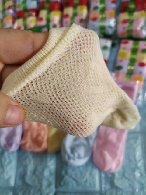 Sét 5 Đôi Tất Kẹo Lưới Cho Bé (SP000531)