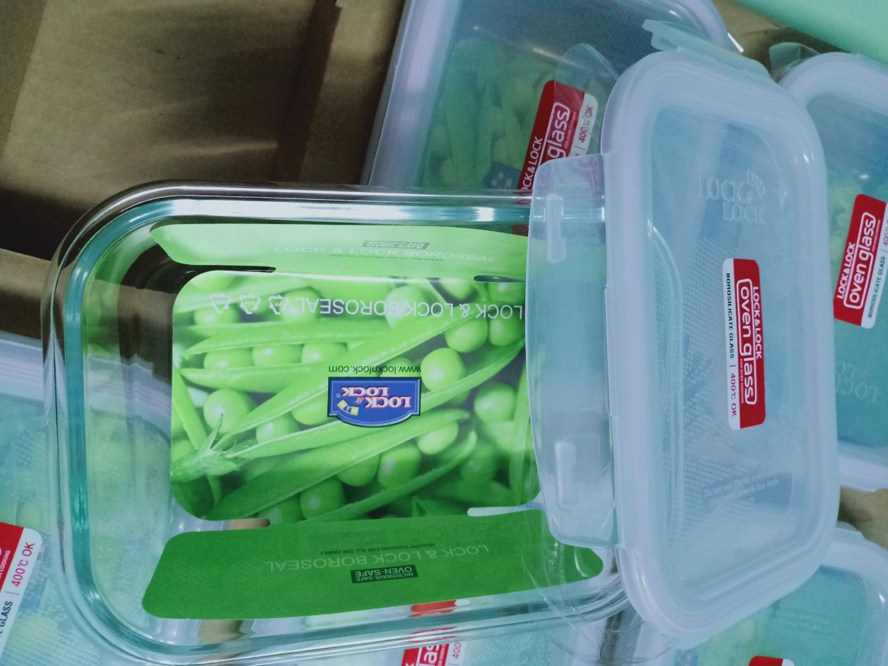 Hộp thuỷ tinh Lock & Lock 630ml chữ nhật