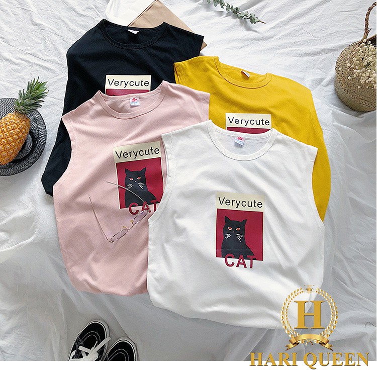 Áo tanktop mèo verycute dtr0320