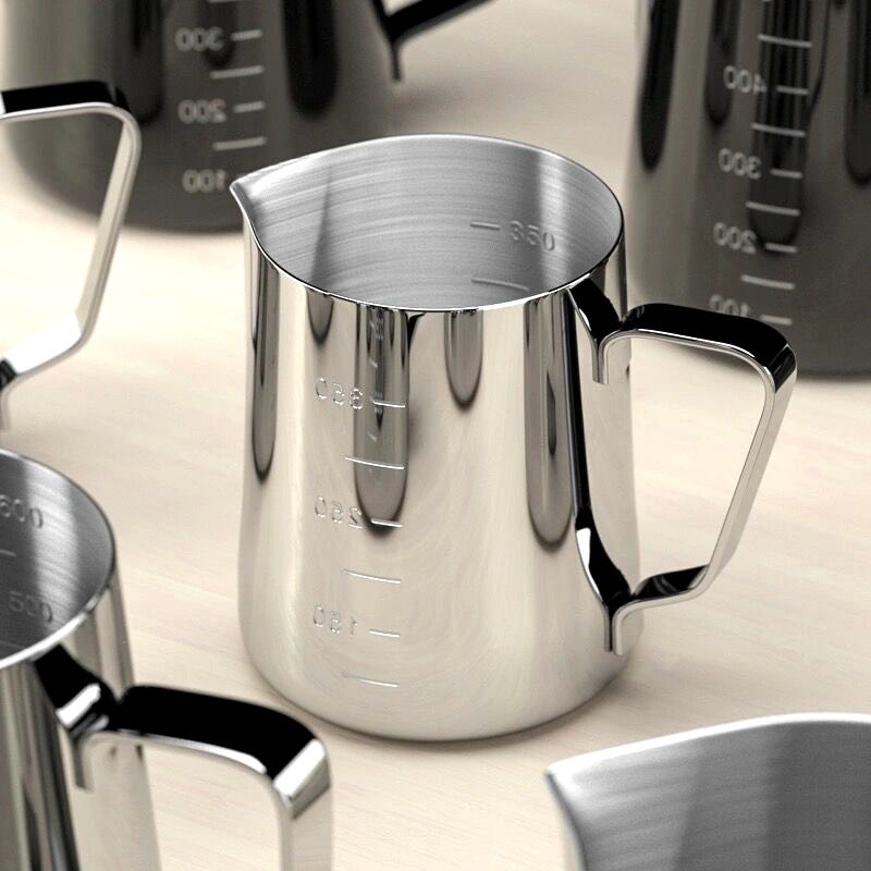Ca Đánh Sữa Inox #201 [ Có Vạch Chia ]