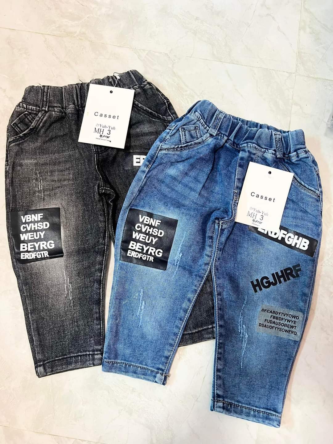 [Hoàn tiền 6%] QUẦN JEANS DÀI CỰC NGẦU CHO BÉ 8-25KG ( KHÔNG KÈM ĐAI)