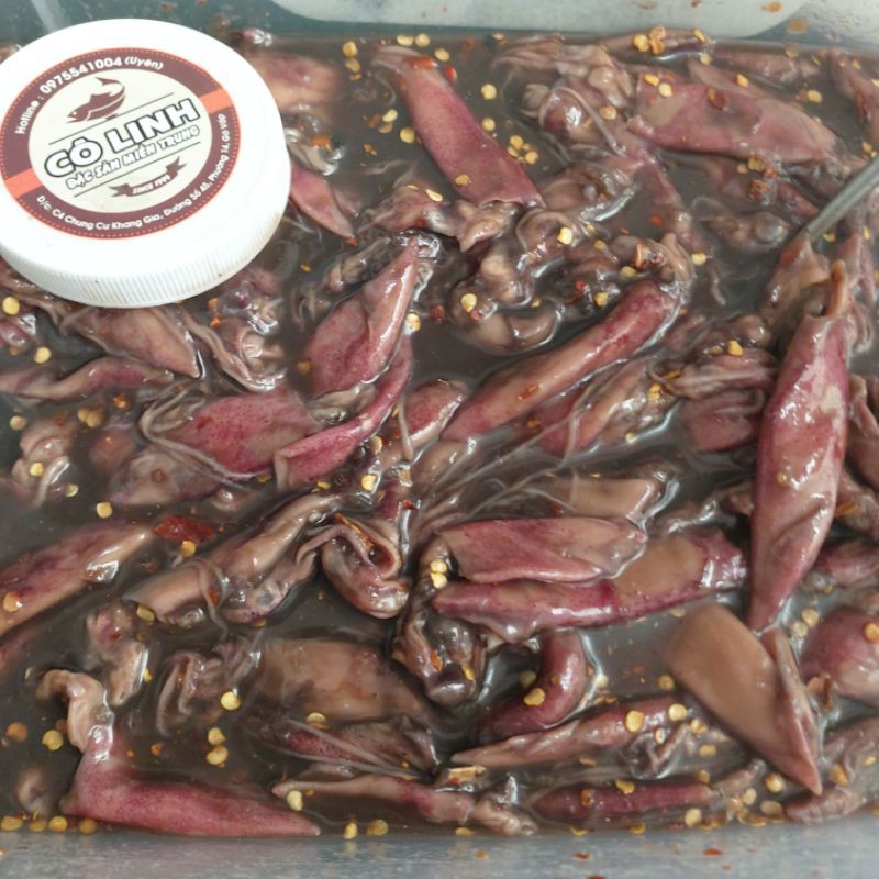 Mắm Mực nguyễn chất hũ 500gr