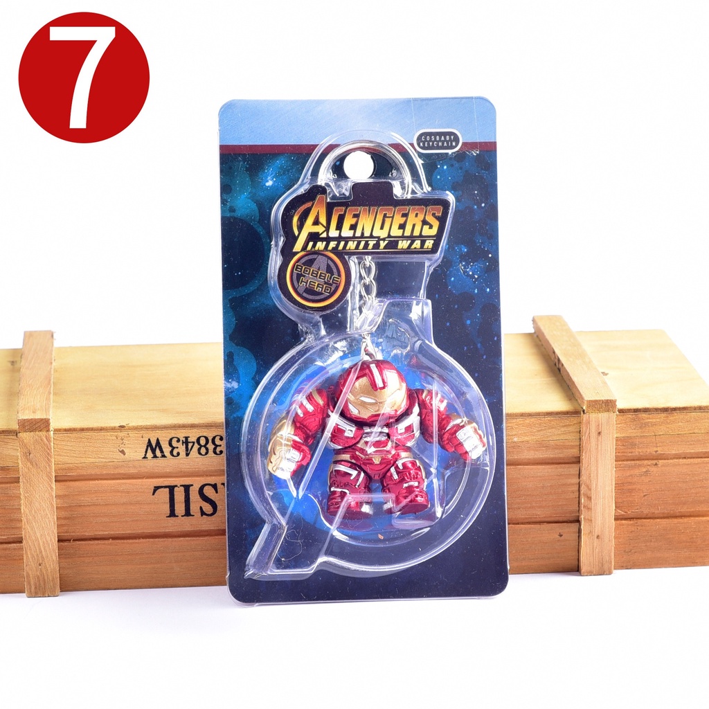 Móc khóa thor siêu anh hùng spiderman ironman avengers cao cấp - móc khóa thép titan không gỉ