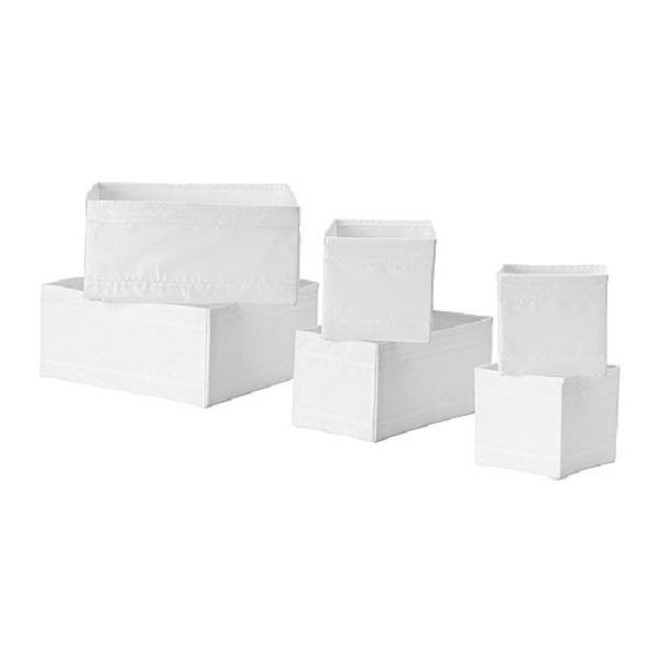 Bộ 6 hộp đựng đồ IKEA SKUBB