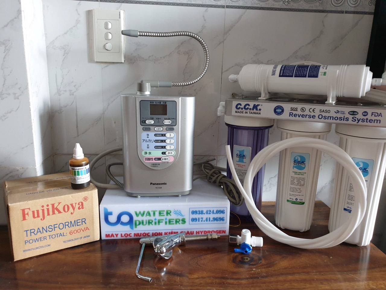 [Full Combo Set] Panasonic Tk7208 Electrolytic Water Purifier