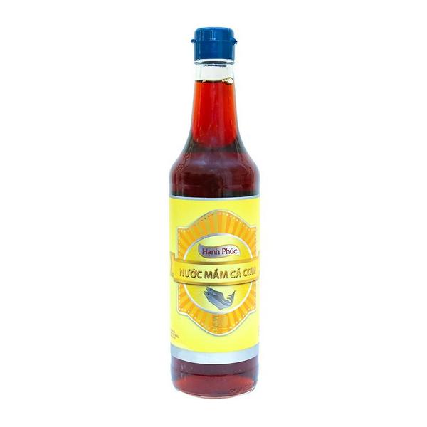 [Siêu thị WinMart] -Nước mắm cá cơm 50 độ đạm Hạnh Phúc chai 500ml