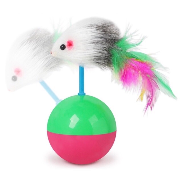 Đồ chơi thú cưng - Lật đật chuột - dồ chơi cho chó mèo (siêu cute)