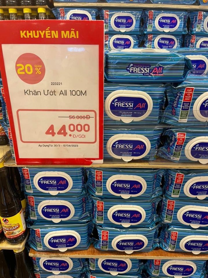 Khăn Ướt  Fressi Care All (100 miếng)