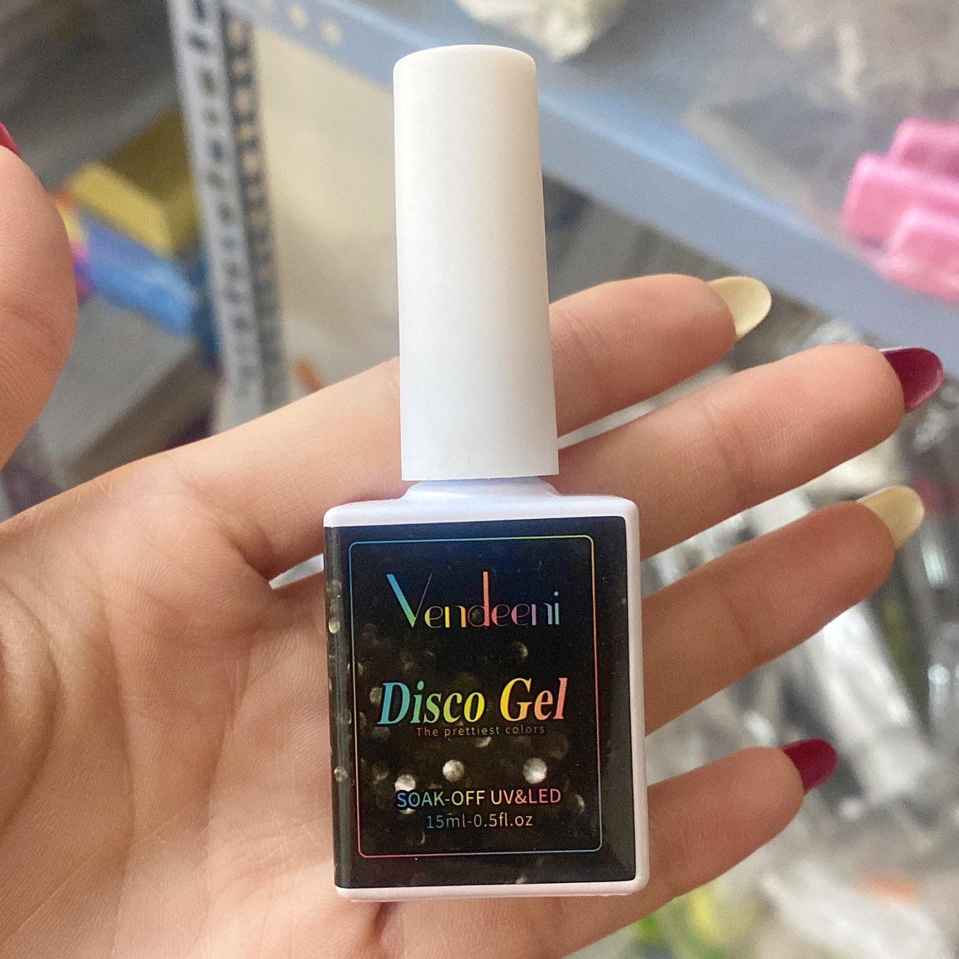 Sơn Gel Nhũ Flash Đen, Vàng, Bạc Vendeeni - Mini Nails