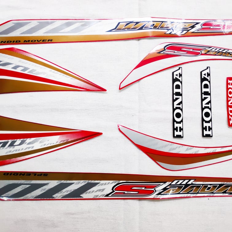 [HCM]BỘ TEM 3 LỚP DÁN FULL XE HONDA WAVE S110 ĐỜI 20122013 ĐỦ MÀU