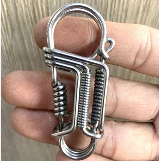 Móc khoá thủ công inox 304 loại thông dụng
