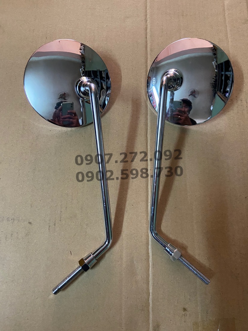 [HCM] [HCM]Kính chiếu hậu tròn zin cho Cup đời mới 67 & CD Benly (1cặp)