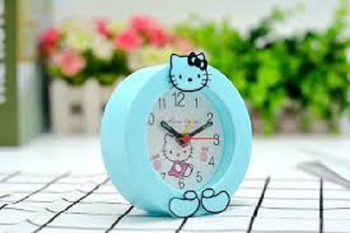 Đồng hồ báo thức Hello Kitty