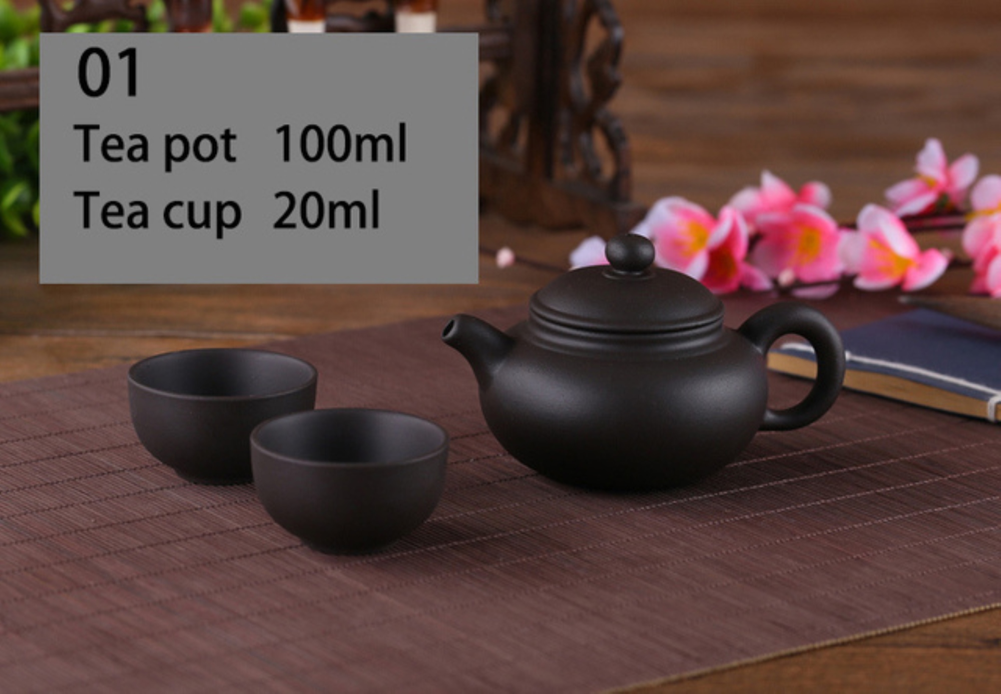 New Arrival Purple Clay Teapot 100ml Yixing Porcelain Kung Fu Tea Pot Set Teapots Chinese Handmade Zisha Ceramic Sets Kettle
