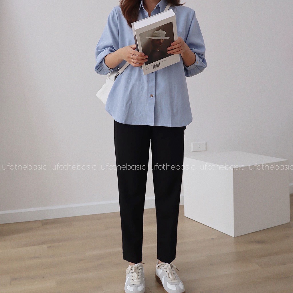 [Nhập LAZLOOK99 GIẢM 100K/500K] Quần baggy nữ – Basic Baggy – ufo.thebasic