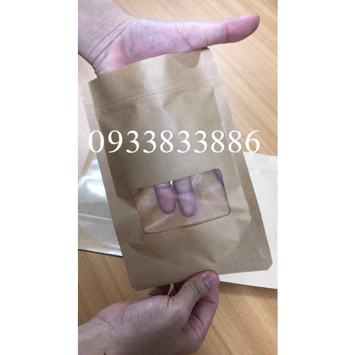 1 kg túi zip giấy bao bì thực phẩm khô