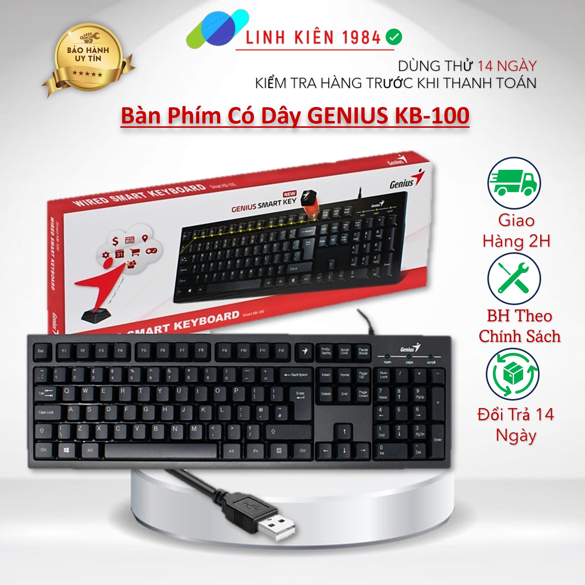 Bàn phím genius kb 100/117 / 110 / 115
