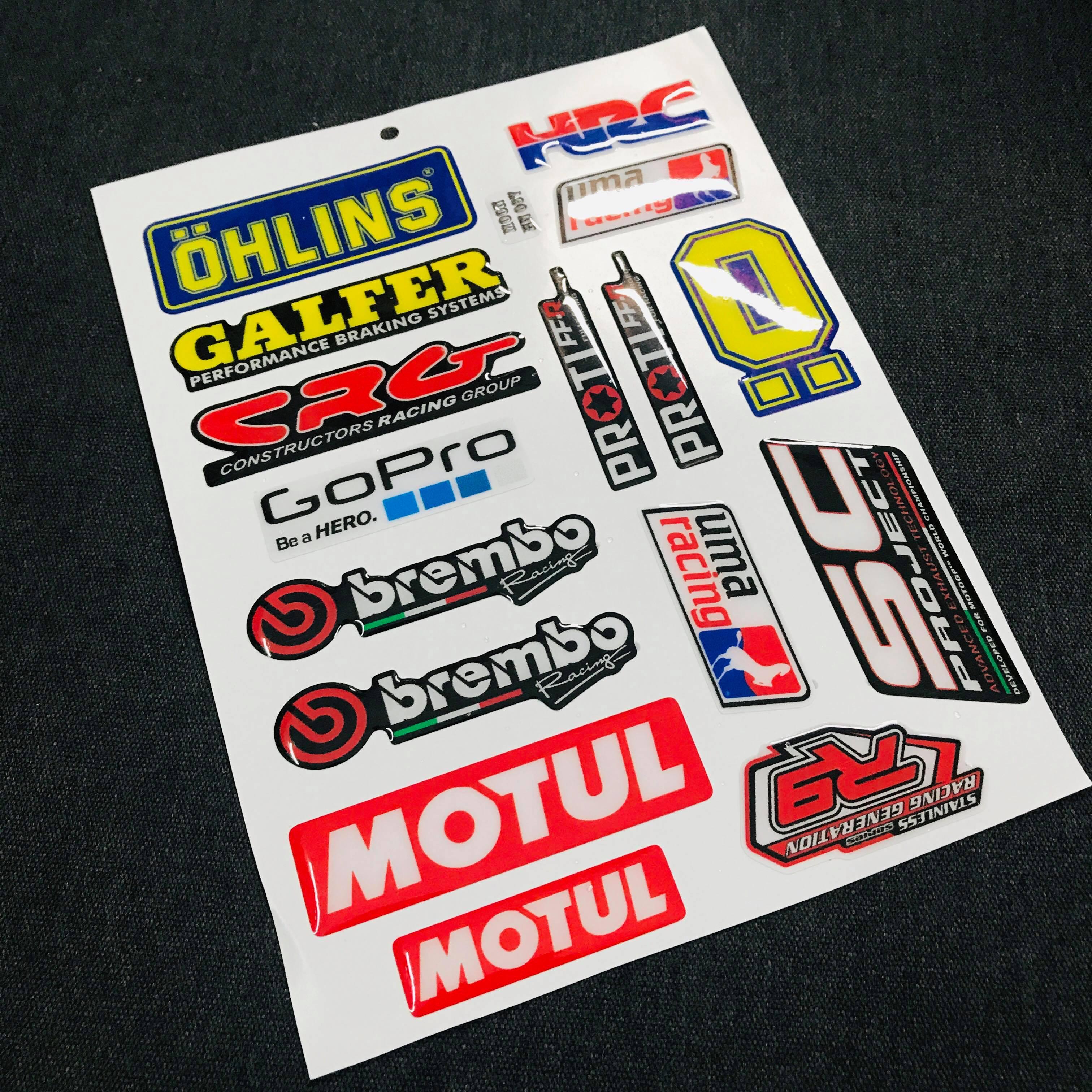 TEM TẤM DÁN XE MÁY ĐỔ KEO SIÊU NÉT (TEM MOTUL)