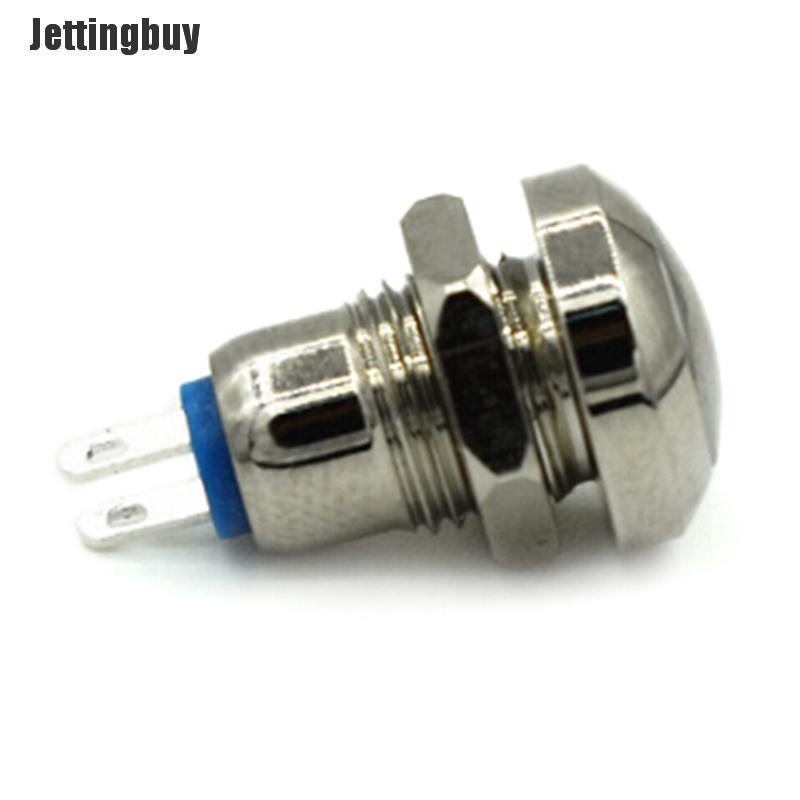 Jettingbuy 8mm mini metal push reset button switch on off high head switch push button
