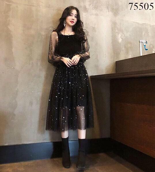 Đầm lưới công chúa siêu sang hn 012020