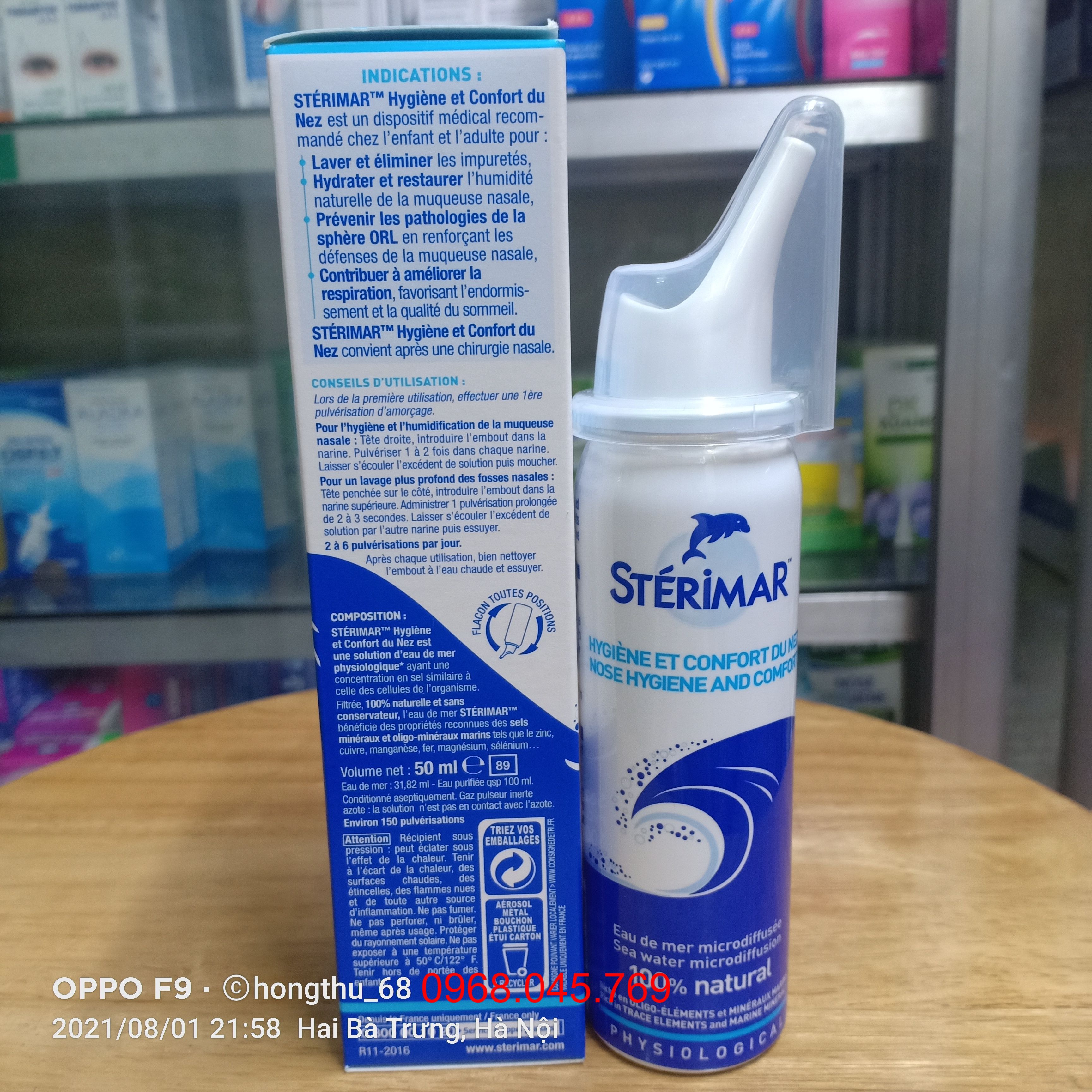 Sterimar xịt muối biển Pháp cho người lớn - Lọ 50ml