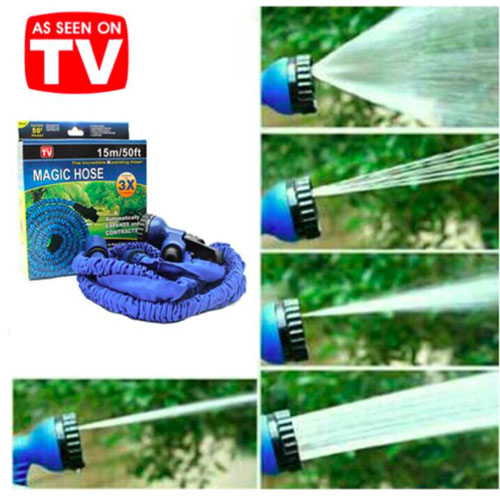 VÒI XỊT TĂNG ÁP SUẤT MẠNH RỬA XE TƯỚI SÂN VƯỜN VỆ SINH NHÀ CỬA - VÒI XỊT GIÃN NỞ THÔNG MINH 15 MÉT - GIÚP TIẾT KIỆM TIẾT KIỆM NƯỚC