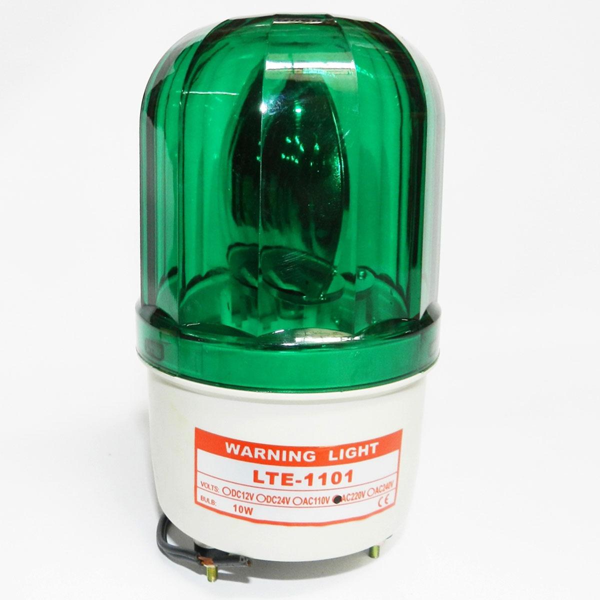 Đèn quay có còi 220V - XANH