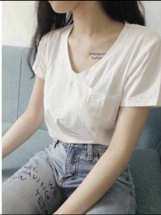 [HCM]Áo Thun  Cổ Tim