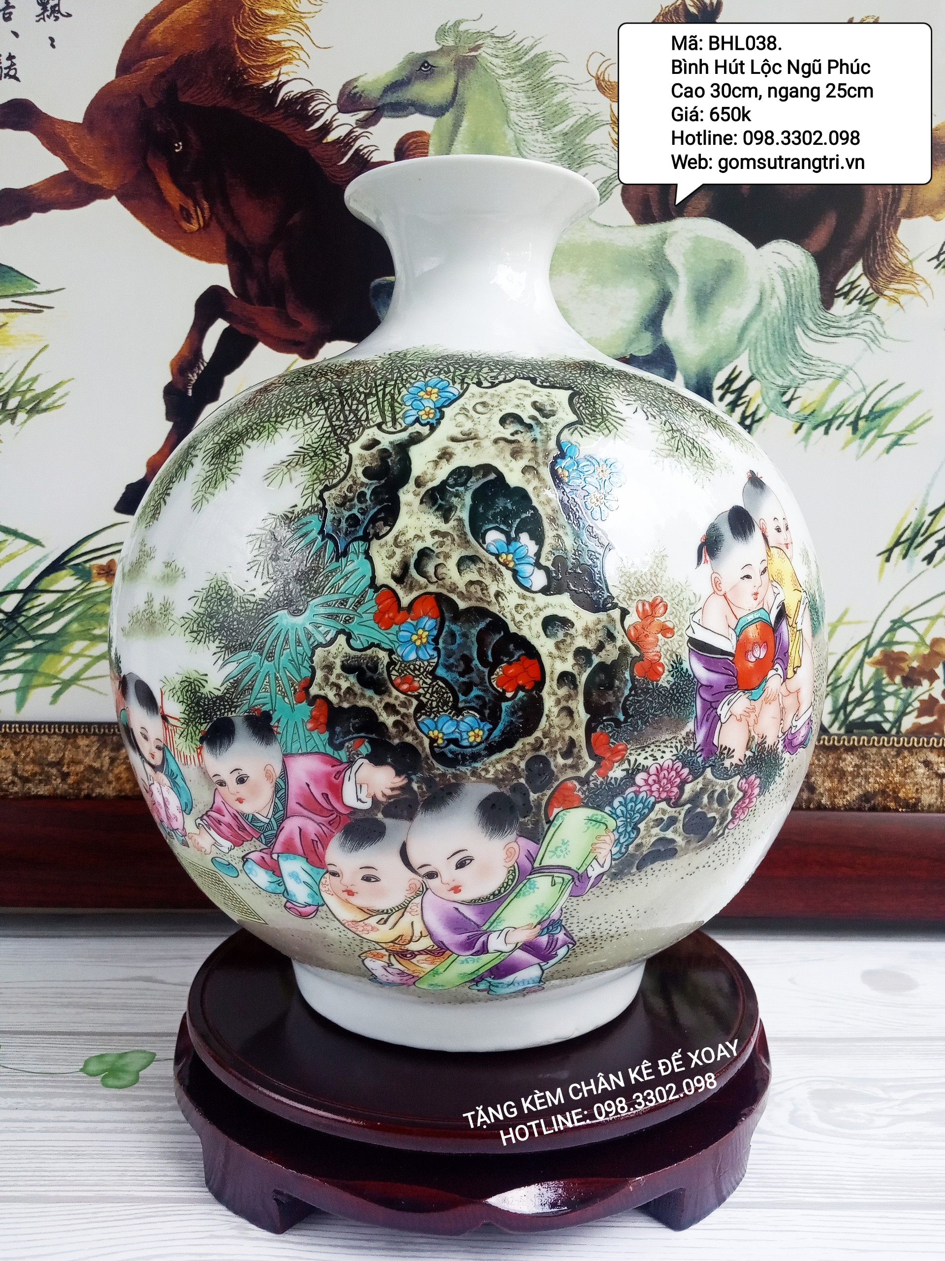 Bình hút tài lộc các mẫu