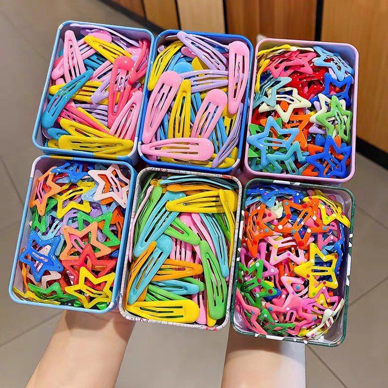 Kẹp tóc mini nhiều màu sắc đáng yêu