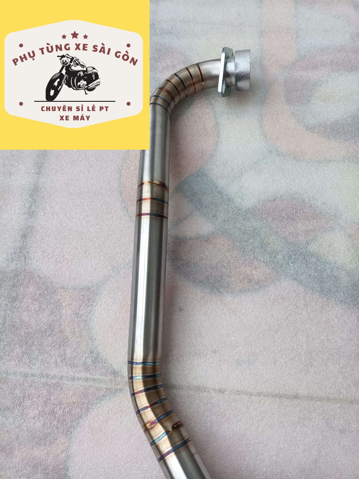 Cổ pô cho xe nouvo 4 inox 304