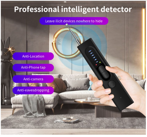 Máy dò tìm tín hiệu gps , camera theo dõi đa năng x13, máy dò hồng ngoại giúp dò tìm camera quay lén và cảnh báo báo động nhanh và chính xác.