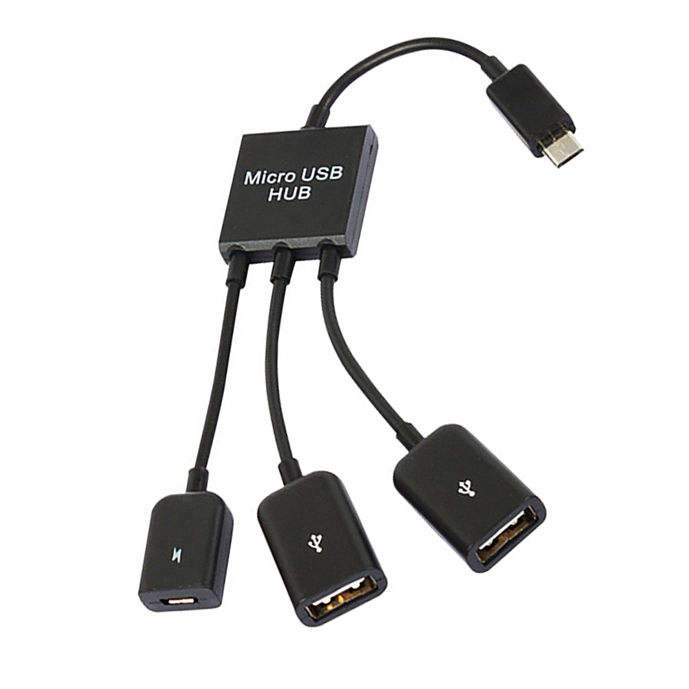 Cáp OTG ra OTG + 02 USB 2.0