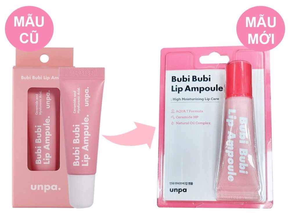 Dưỡng Môi Unpa Cosmetics Bubi Bubi Lip Ampule 10gr