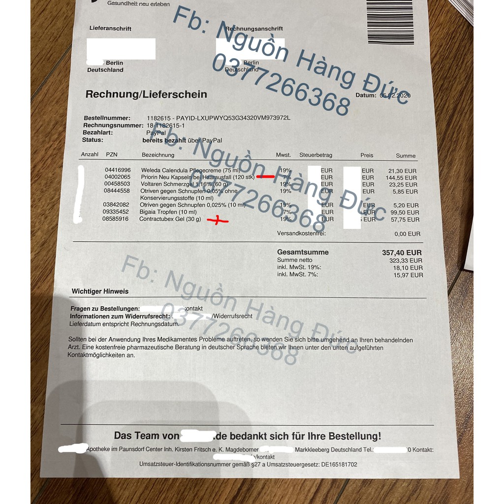 KEM BÔI SẸO CONTRACTUBEX DỨC (DATE MỚI) - NGUỒN HÀNG ĐỨC