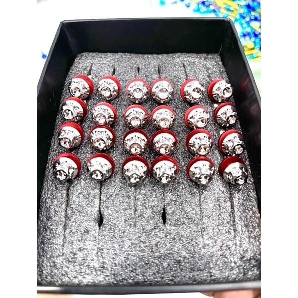 long đền lốc máy nhôm màu đỏ