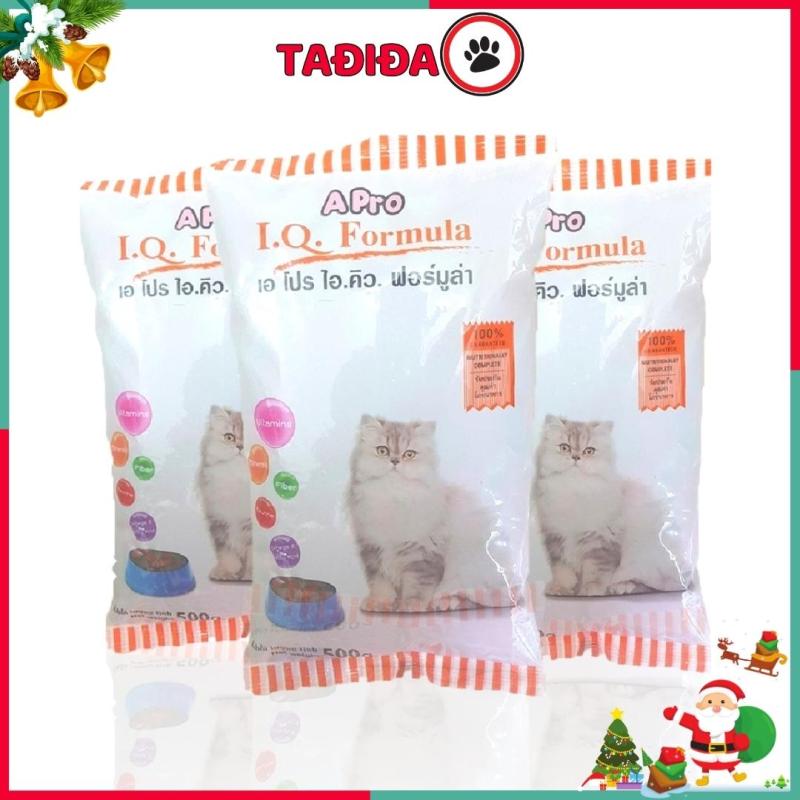 Thức ăn cho Mèo dạng hạt APro IQ Formula 500gr , Đồ ăn cho Mèo mọi lứa tuổi - Tadida Pet