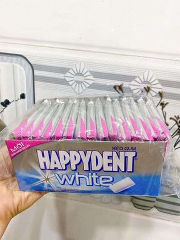 Kẹo Sing Gum HappyDent White 2 Vĩ