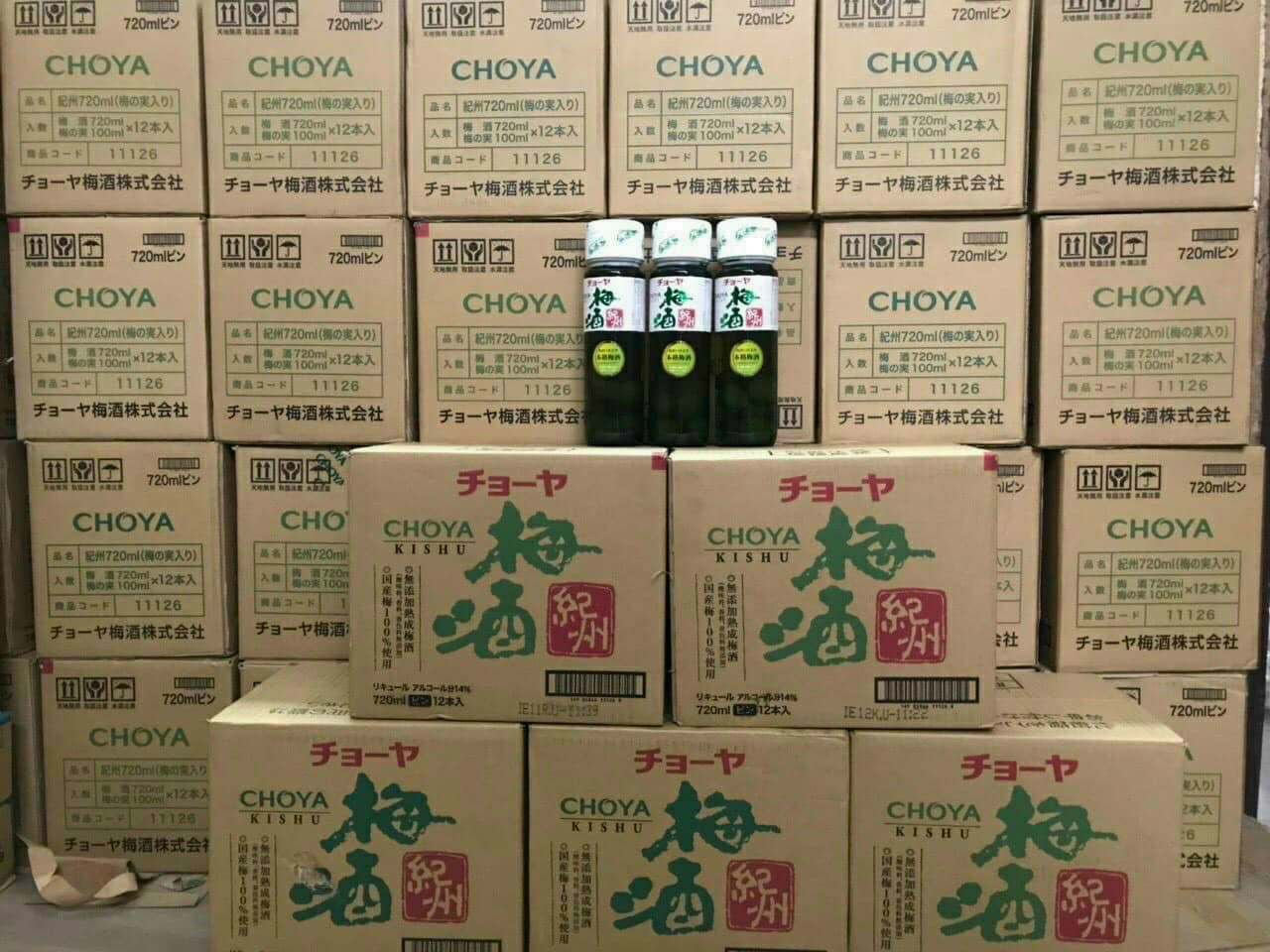 MƠ XANH CHOYA 720ML NHẬT BẢN 14% ĐỘ CỒN