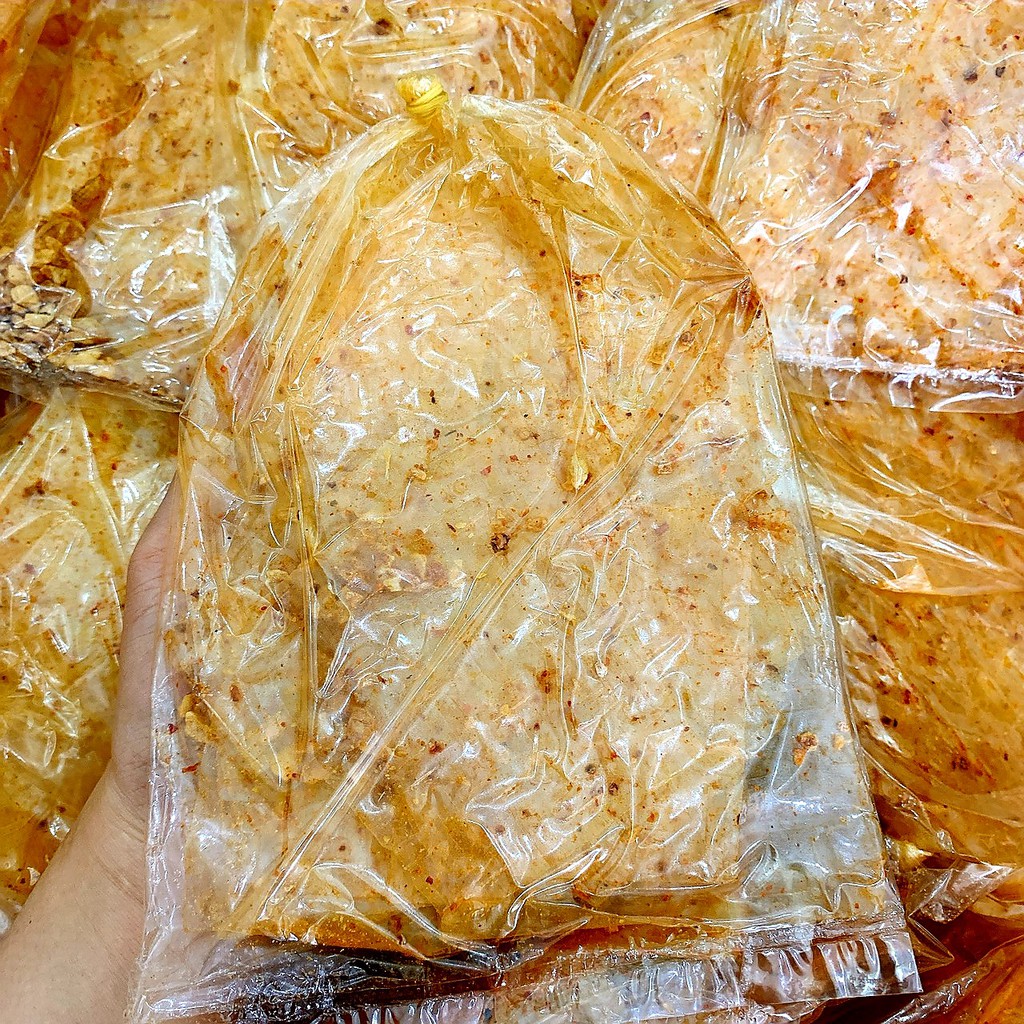 Bánh Tráng Muối Nhuyễn Xike Bịch 50g Siêu Cay - Ăn Vặt Gà Beo