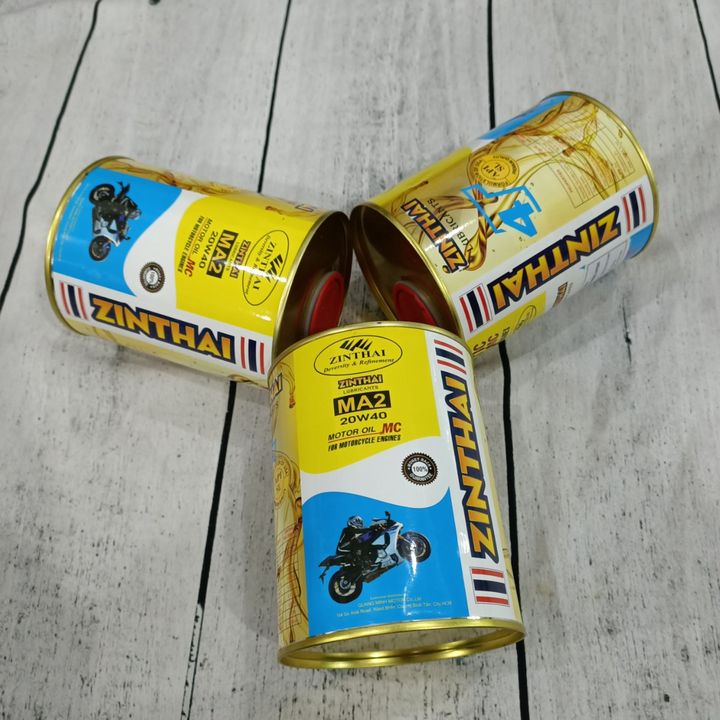 Nhớt  xe máy THÁI Motor OIL  ZINTHAI 20W40 [ Dầu động cơ xe SỐ  ] dầu nhớt xe SỐ  800 (ml) độ bôi trơn cao